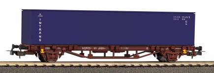 PIKO 27719 - H0 - Containertragwagen Intrans, ČD, Ep. V